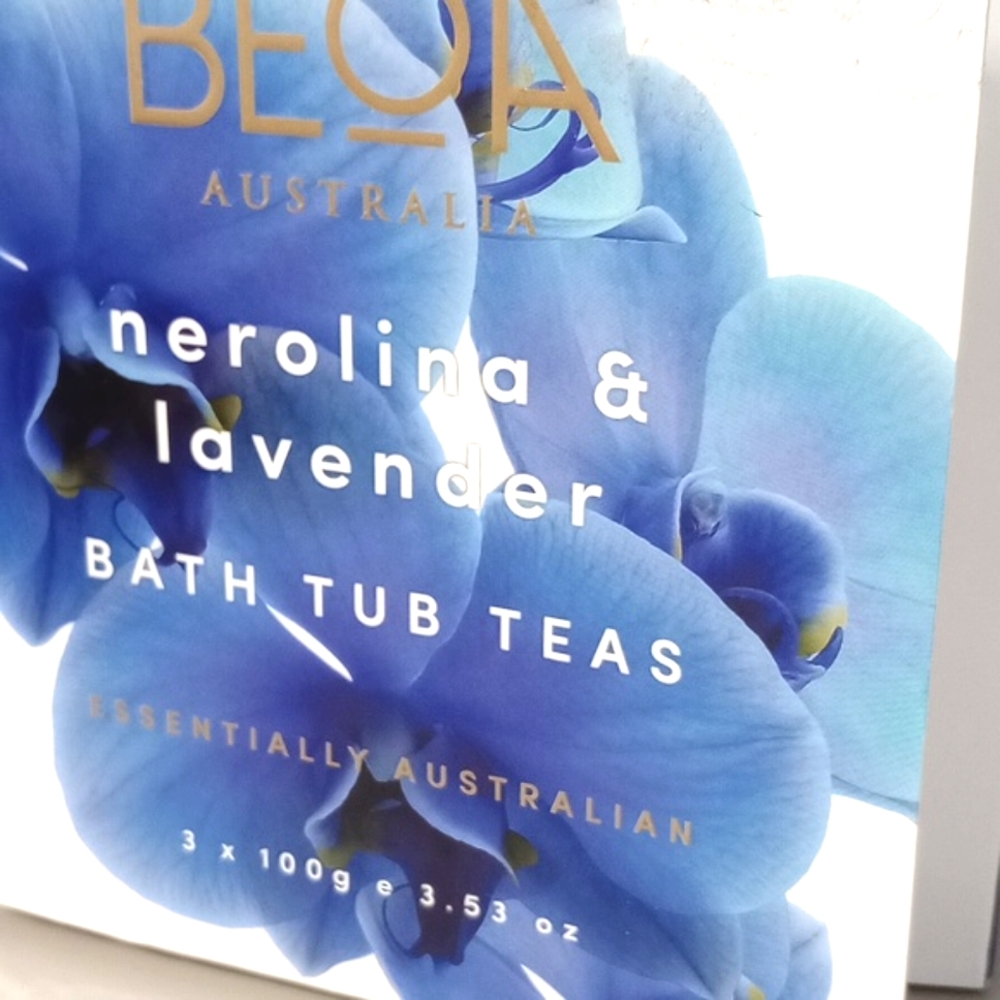 New! Beoa Bath Tub Teas Botanical Extracts Nerolina & Lavender From Australia